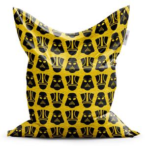 Sablio Sedací vak Star Wars Stormtroopeři Pattern na žluté - 150x100 cm