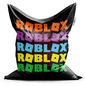 Sablio Sedací vak ROBLOX Barevný text - 200x140 cm
