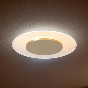 Steinhauer LED stropní svítidlo Lido, zlatá barva, Ø 28 cm, stmívatelný, Mosaz / zlato, Obývací pokoj / jídelna, kov, Moderní