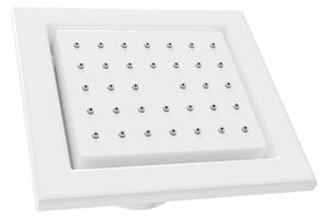 Podomítková boční sprchová tryska MEXEN - hranatá - 12x13 cm - bílá