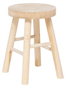 Dřevěná stolička NYAR, Ø 28 cm