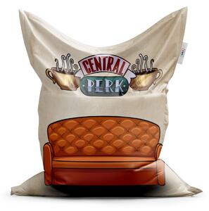 Sablio Sedací vak Seriál přátelé CENTRAL PERK Gauč - 200x140 cm
