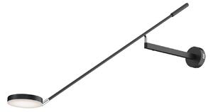 Nástěnné svítidlo Maytoni LED Fad, černé, kovové 100 cm nastavitelné