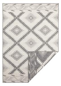 Šedo-krémový venkovní koberec NORTHRUGS Malibu, 150 x 80 cm
