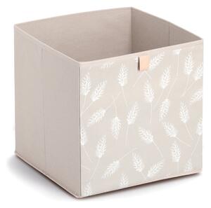 Úložný box NATURE BOX, 32 × 32 × 32 cm, béžový