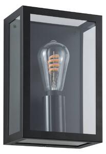EGLO Venkovní nástěnné svítidlo Alamonte-Z, černá, výška 26 cm, E27-smart, Černá, kov, Moderní