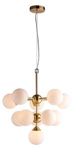 Endon 76500 - Lustr na lanku OSCAR 11xG9/18W/230V mosaz