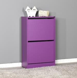 Adore Furniture Botník 84x51 cm fialová AD0124