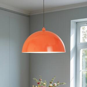 Opviq Závěsné světlo Kure, oranžové, kov, Ø 60 cm, E27, stmívatelný, Žlutá / oranžová, Kuchyň, kov, Moderní
