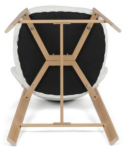 Barová židle bílá AUB-L3125 OAK