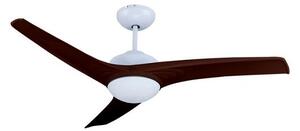 V-TAC Hnědý stropní ventilátor 35W s LED svítidlem 15W 3v1