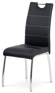 Jídelní židle černá HC-484 BK