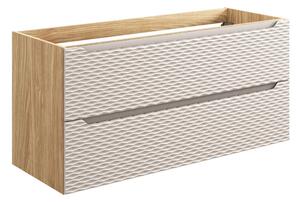 Koupelnová skřínka pod umyvadlo OCEAN BEIGE 120 cm