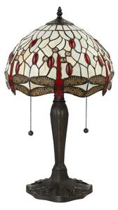 Endon 64086 - Stolní lampa Tiffany DRAGONFLY 2xE27/60W/230V pr. 30 cm
