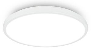 Briloner LED stropní svítidlo Kaida, bílé, Ø 30 cm, EEK A, 4 000 K, Bílá / opál, Pracovna / kancelář, kov