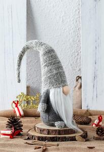 Vánoční skřítek 50 cm - šedý
