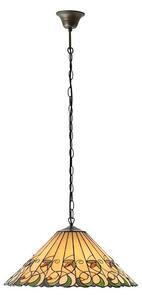 Endon 64194 - Lustr na řetězu Tiffany JAMELIA 3xE27/60W/230V pr. 50 cm