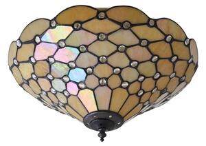 Endon 70242 - Stropní svítidlo Tiffany PEARL 2xE27/60W/230V pr. 37 cm