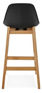 Černá barová židle Kokoon Elody, výška 86,5 cm