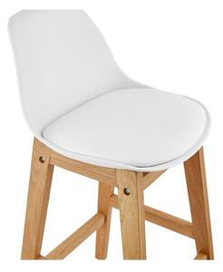 Bílá barová židle Kokoon Elody, výška 86,5 cm