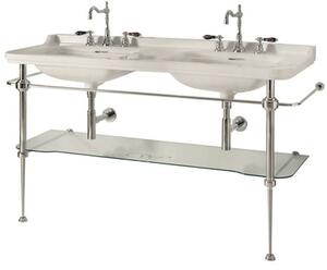 Kerasan skříňka 150x55x cm pod umyvadlo stojící chrom 9195k1