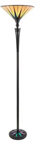 Endon 64042 - Stojací lampa Tiffany DARK STAR 1xE27/60W/230V pr. 42 cm