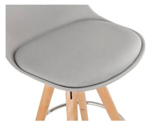 Šedá barová židle Kokoon Anau, výška sedu 74 cm