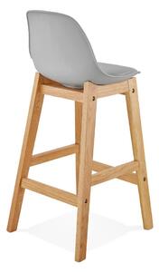 Šedá barová židle Kokoon Elody, výška 86,5 cm