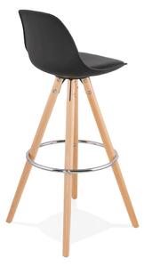 Černá barová židle Kokoon Anau, výška sedu 74 cm