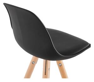 Černá barová židle Kokoon Anau, výška sedu 64 cm