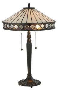 Endon 70935 - Stolní lampa Tiffany FARGO 2xE27/60W/230V pr. 41,5 cm