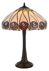 Endon 64177 - Stolní lampa Tiffany HUTCHINSON 1xE27/60W/230V pr. 40 cm