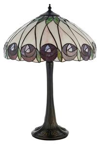 Endon 64177 - Stolní lampa Tiffany HUTCHINSON 1xE27/60W/230V pr. 40 cm