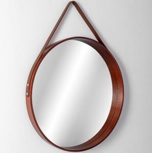 REA Zrcadlo na pásku 50cm, dřevěné HOM-06325 - Rea