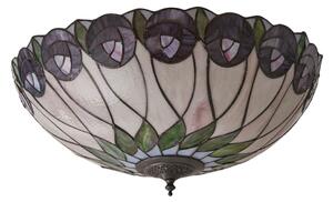 Endon 64173 - Stropní svítidlo Tiffany HUTCHINSON 2xE27/60W/230V pr. 50 cm