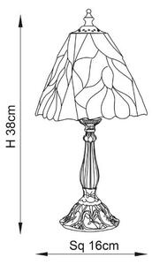 Endon 63963 - Stolní lampa Tiffany BOTANICA 1xE14/40W/230V pr. 16 cm