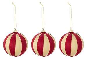 Vánoční ozdoba Wynn Red – set 3 ks