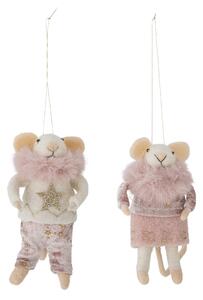 Plstěná vánoční ozdoba Peo Wool Rose Myšák
