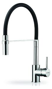 Pyramis 90939801 - Dřezová baterie s flexibilním ramínkem SERINA chrom/černá