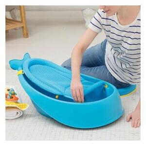 Skip Hop - Dětská vanička s ergonomickou podložkou MOBY 3 modrá