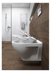 Cersanit K701-147 - Závěsné WC s prkénkem SAVIO keramika/bílá