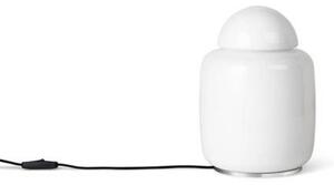 FermLiving Stolní lampa Bell, sklo, bílá, výška 27,7 cm