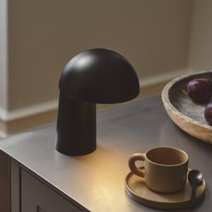 LED dobíjecí stolní lampa Faye Portable, černá, stmívatelná, USB