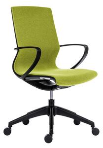 Kancelářská židle Antares VISION — Černý plast / zelený potah