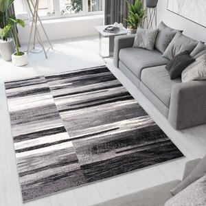Chemex Moderní koberec Tap - čáry 3 - krémový/šedý Rozměr koberce: 80x150 cm