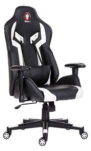 Herní židle Antares VENOM — PU kůže, černá/bílá