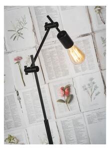 Černá stojací lampa s kovovým stínidlem (výška 170 cm) Sheffield – it's about RoMi