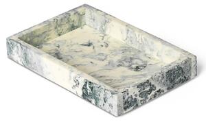 Podnos Mist Emerald Off-white 10 x 15 cm