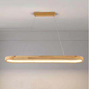 Brilagi - LED Lustr na lanku UMEA WOOD LED/40W/230V 90x22 cm dřevo