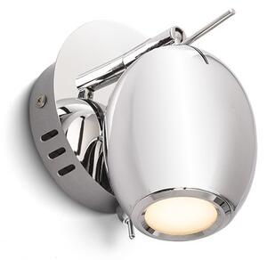 MOKO nástěnná chrom 230V LED 3W 3000K - RED - DESIGN RENDL